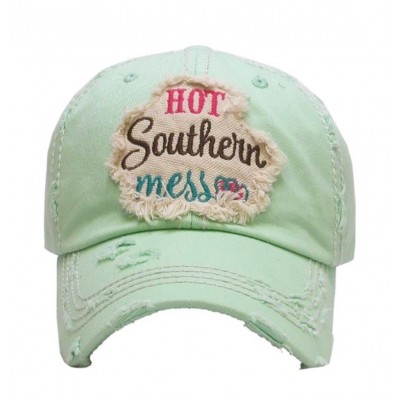 Hot Southern Mess vintage style Baseball Cap washedlook details Free Shipping  eb-99183967